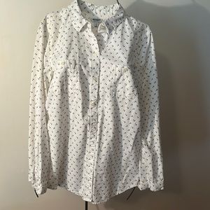 Old Navy long sleeve, cotton button up.